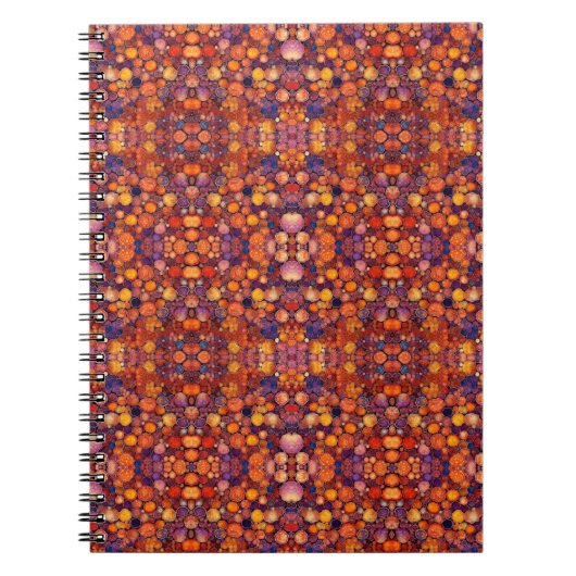 Edelsteen Symfonie: Kleurrijke patronen van wereld Notitieboek (Voorkant)