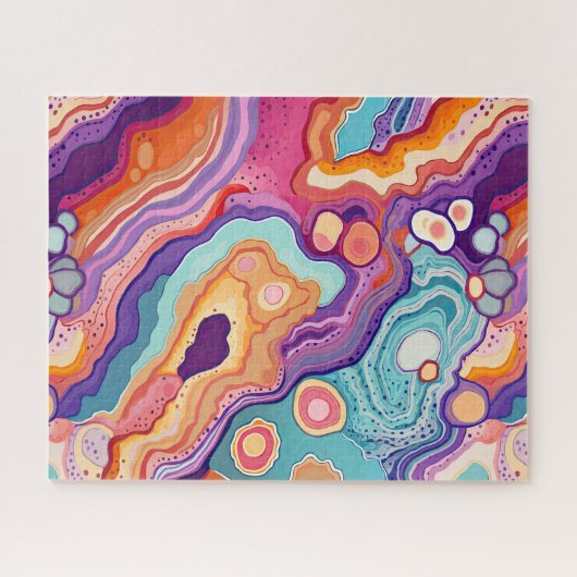 Edelsteen symfonie puzzel legpuzzel (Horizontaal)