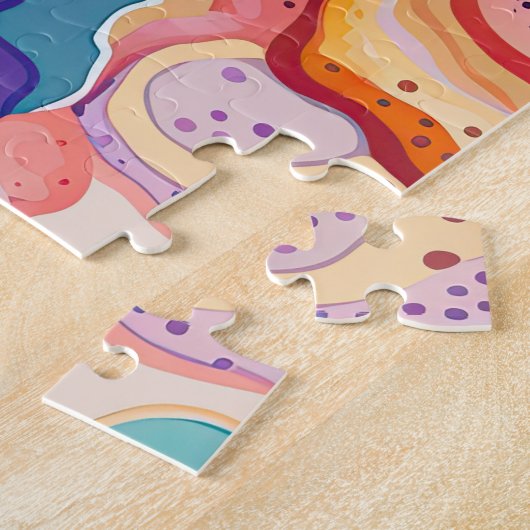 Edelsteen symfonie puzzel legpuzzel (Zijkant)