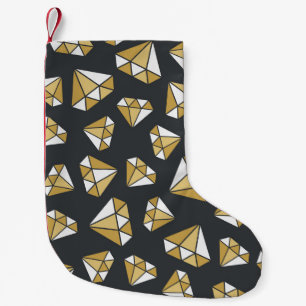 Edelsteen thema naadloos patroon. kleine kerstsok