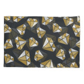 Edelsteen thema  naadloos patroon. kussensloop (Achterkant)