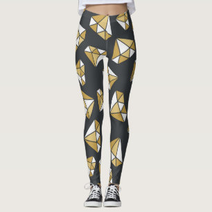 Edelsteen thema naadloos patroon. leggings