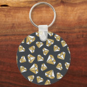 Edelsteen thema  naadloos patroon. sleutelhanger (Achterkant)