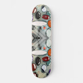 Edelsteen Vibes Skateboard Deck (Voorkant)