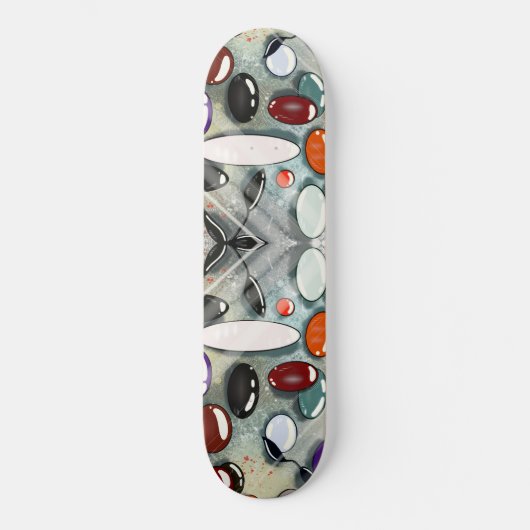 Edelsteen Vibes Skateboard Deck (Voorkant)
