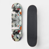 Edelsteen Vibes Skateboarddek Persoonlijk Skateboard (Voorkant)
