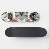 Edelsteen Vibes Skateboarddek Persoonlijk Skateboard (Horizontaal)