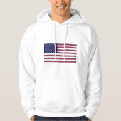 Edelsteen Vlag van de VS – Saffier, Ruby & Diamond Hoodie (Voorkant)