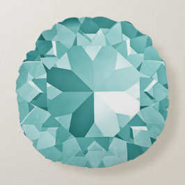 Edelsteenontwerp Rond Kussen