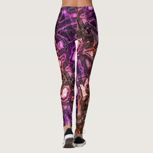 Edelstenen circuits - Astro Flare: Leggings (Achterkant)