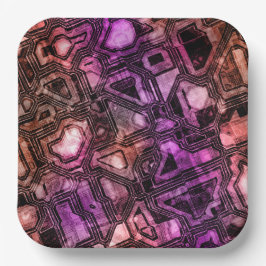 Edelstenen circuits - Astro Flare: Papieren Bordje