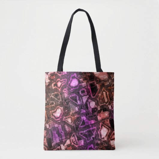 Edelstenen circuits - Astro Flare: Tote Bag (Voorkant)