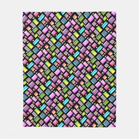 Edelstenen en parelmoer fleece deken (Voorkant)