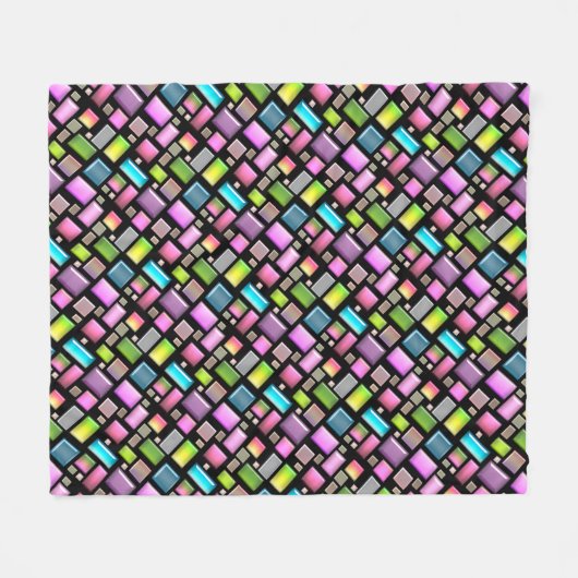 Edelstenen en parelmoer fleece deken (Voorkant (Horizontaal))