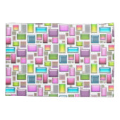 Edelstenen en parelmoer kussensloop (Achterkant-Links)