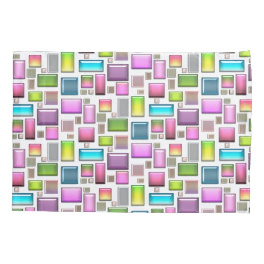 Edelstenen en parelmoer kussensloop (Achterkant-Links)