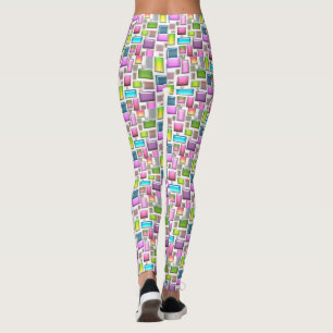 Edelstenen en parelmoer leggings