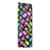 Edelstenen en parelmoer thermosbeker (Geroteerd rechts)