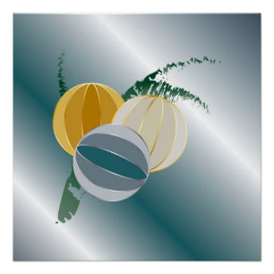 edelstenen en sieraden voor kerstmis poster