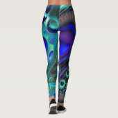 edelstenen en veren2 leggings (Achterkant)