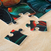 Edelstenen mozaïek puzzel (Zijkant)
