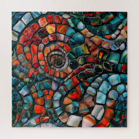 Edelstenen mozaïek puzzel (Verticaal)