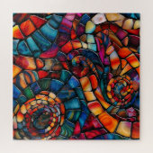 Edelstenen mozaïek puzzel (Horizontaal)