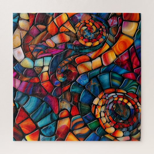 Edelstenen mozaïek puzzel (Verticaal)