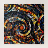 Edelstenen mozaïek puzzel (Horizontaal)