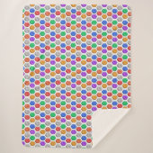 EDELSTENEN PATROON ONTWERP SHERPA DEKEN (Voorkant)