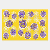 EDELVAKANTIE inpakpapier 3-vel set (Voorkant)