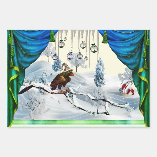 EDELVAKANTIE inpakpapier 3-vel set Vel (Voorkant 3)