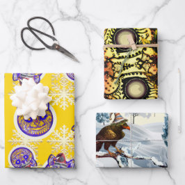 EDELVAKANTIE inpakpapier 3-vel set Vel