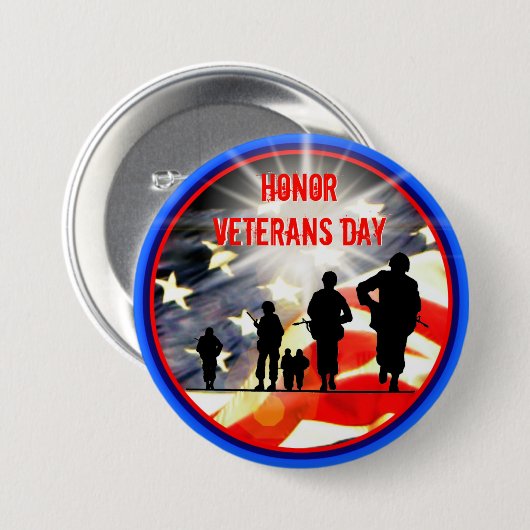 Edelveteranen Dag Button (Voorkant /achterkant)