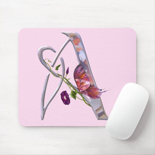 Edelvlinder Initiaal A Muismat (Met muis)