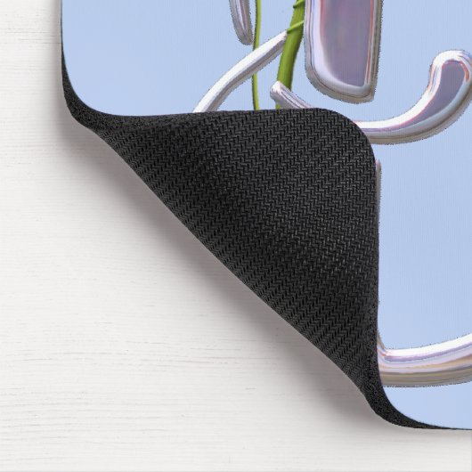 Edelvlinder Initiaal B Muismat (Hoek)