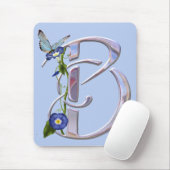 Edelvlinder Initiaal B Muismat (Met muis)