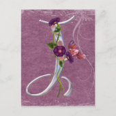 Edelvlinder Initiaal J Briefkaart (Voorkant)