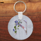 Edelvlinder Initiaal N Sleutelhanger (Voorkant)