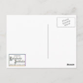 Edelvlinder Initiaal O Briefkaart (Achterkant)