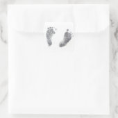 Edelvoet Prints Vierkante Sticker (Tas)