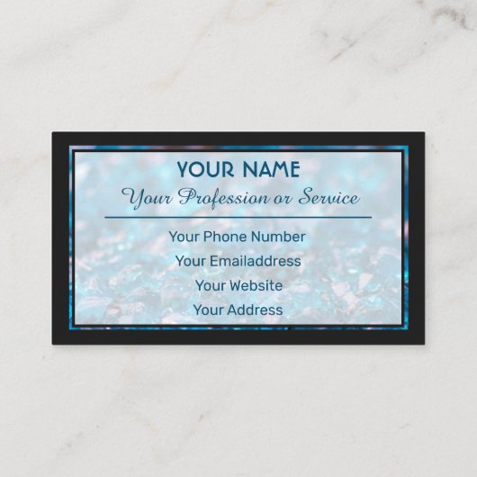 Edelvormig visitekaartje (Achterkant)