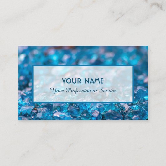 Edelvormig visitekaartje (Voorkant)