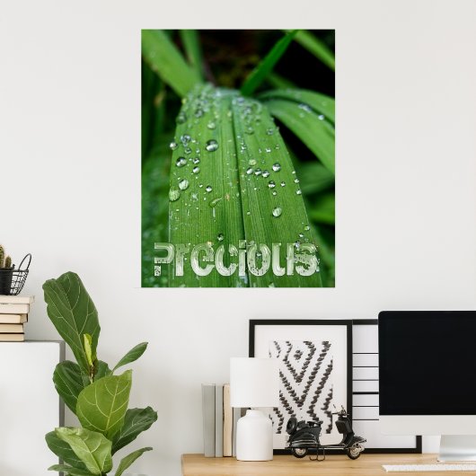 Edelvormige geschenken van Natuur Poster (Thuiskantoor)