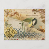 Edelvormige herinneringen briefkaart (Voorkant)