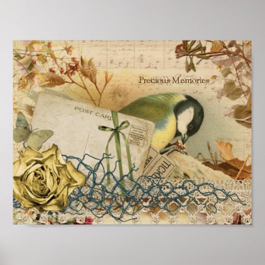 Edelvormige herinneringen poster (Voorkant)