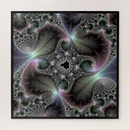 Edelvormige spiraalpuzzle legpuzzel (Horizontaal)