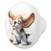 Edelwaardige Puppies Keramische Knop (Rechts)