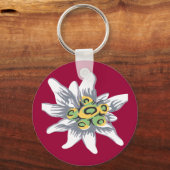 Edelweisbloem Sleutelhanger (Voorkant)