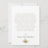 Edelweiss Alpiene Bloemenkrans Feestdagenkaart (Achterkant)